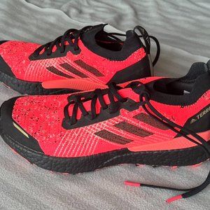 adidas Terrex Two Ultra Parley Trail Running Mens Red - NWT